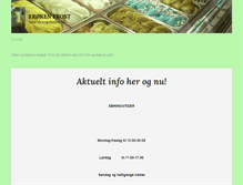 Tablet Screenshot of froekenfrost.dk